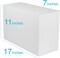 Large Craft Foam Block - 11x17x7 EPS Polystyrene Blocks for Crafting, Modeling, Art Projects and Floral Arrangements Sculpting DIY School & Home